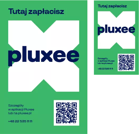 Naklejki Pluxee