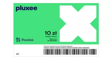 Kupn papierowy Pluxee Posiłek 
