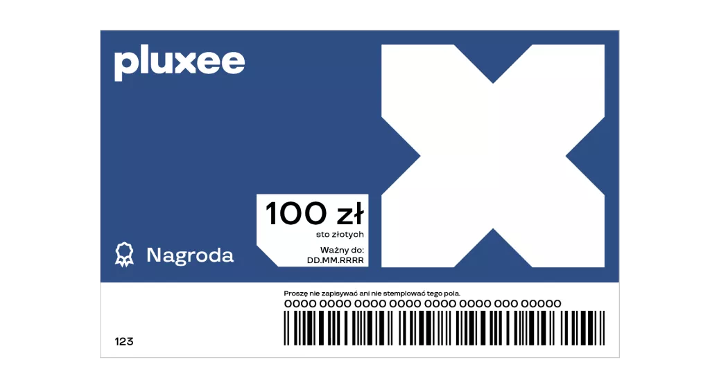 Kupon papierowy Pluxee Nagroda