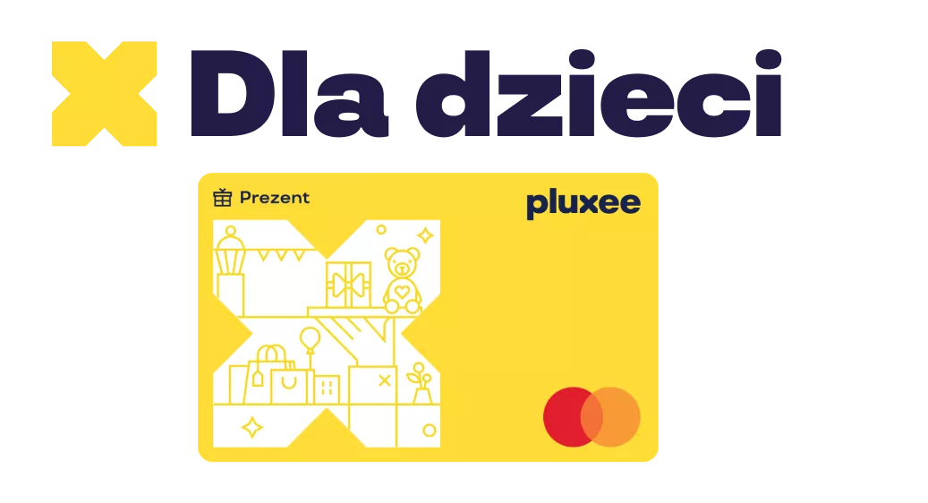 Karta magnetyczna Pluxee Prezent na raz dla dzieci