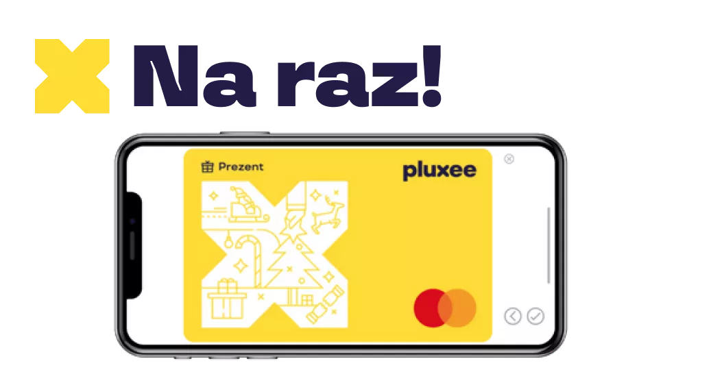 Karta wirtualna Pluxee Prezent na święta na raz