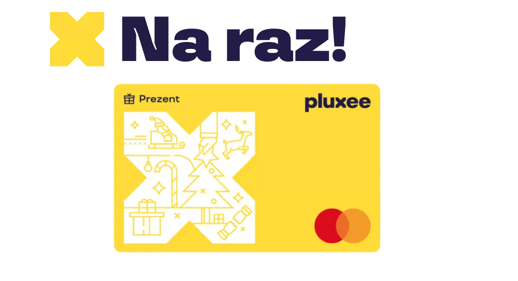 Karta magnetyczna Pluxee Prezent na święta na raz