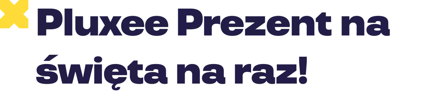 Pluxee Prezent na święta na raz nagłówek