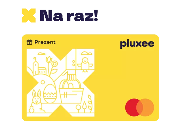 Karta magnetyczna Pluxee Prezent na raz!
