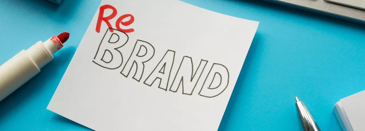 Rebranding grafika blog
