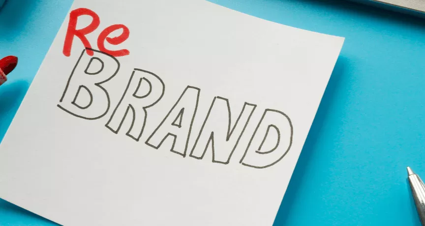 Rebranding grafika blog