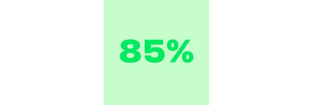 85%