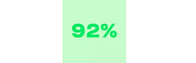 92%